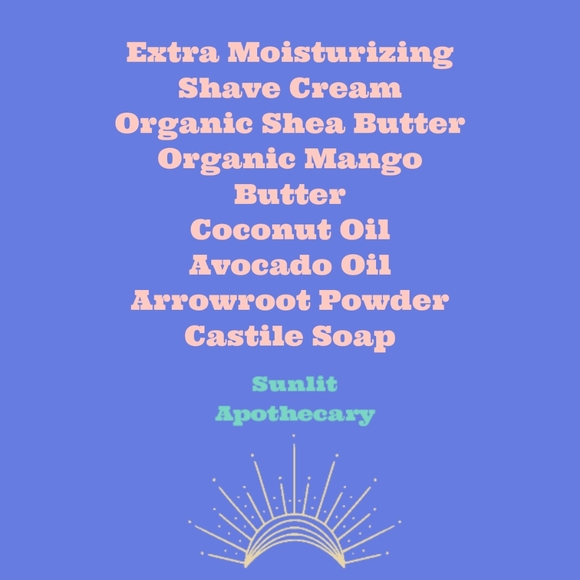 Limited Edition Set Sunlit Apothecary handmade beauty Salt scrub and shave cream - Picture 5 of 6